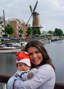 With my baby bear in Delfshaven